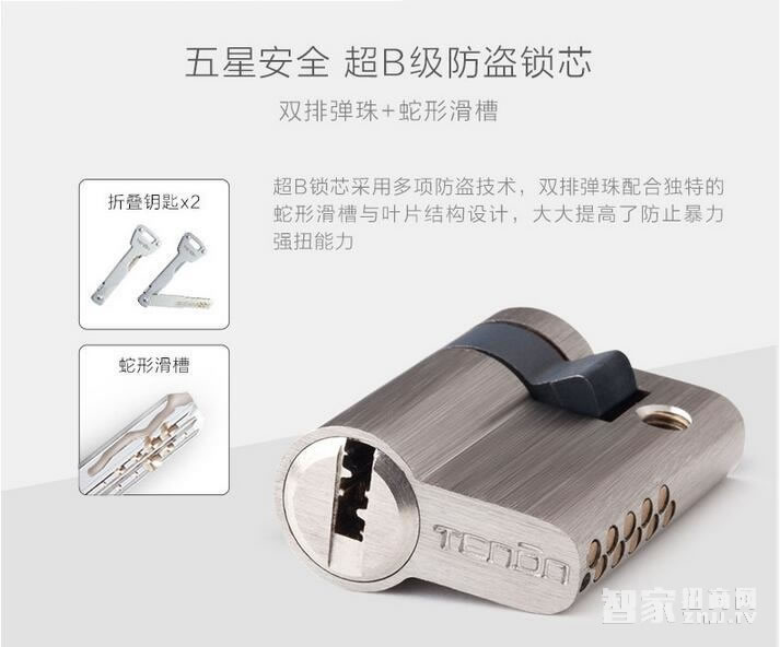 藍盾智能鎖 LT-7000F指紋鎖密碼鎖刷卡鎖直板黑色