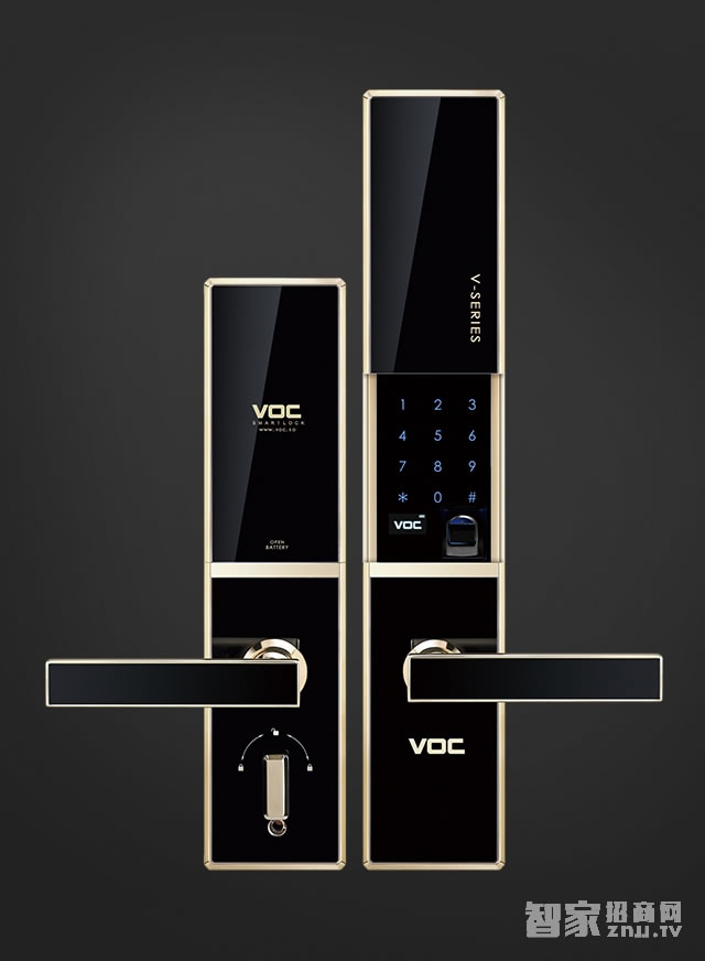 voc指紋鎖V77電子密碼鎖 化繁為簡
