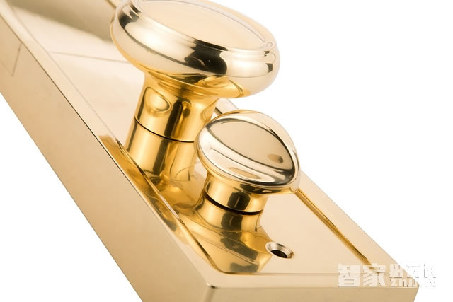 艾棲家用指紋鎖 純銅智能門鎖 高檔電子鎖