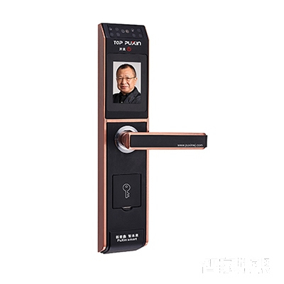 普鑫智能人臉識別鎖 家用門鎖刷卡鎖 磁卡鎖