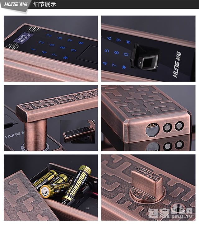 科裕歐式別墅智能鎖 大門防盜電子鎖