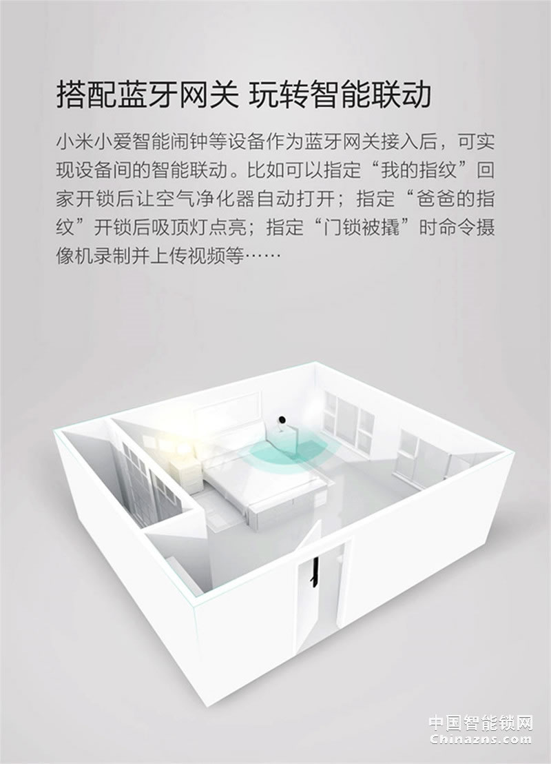 鹿客智能鎖 全自動指紋門鎖家用防盜門classic