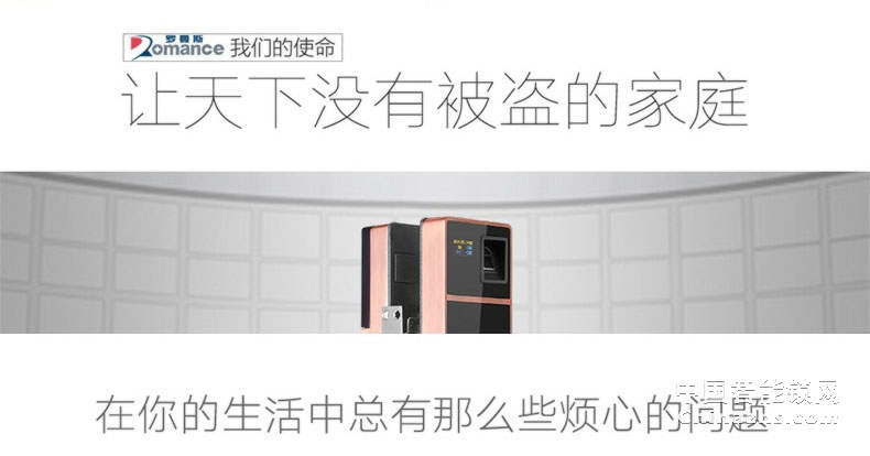 羅曼斯全自動(dòng)智能鎖DD1 家用防盜門指紋鎖密碼電子入戶門鎖