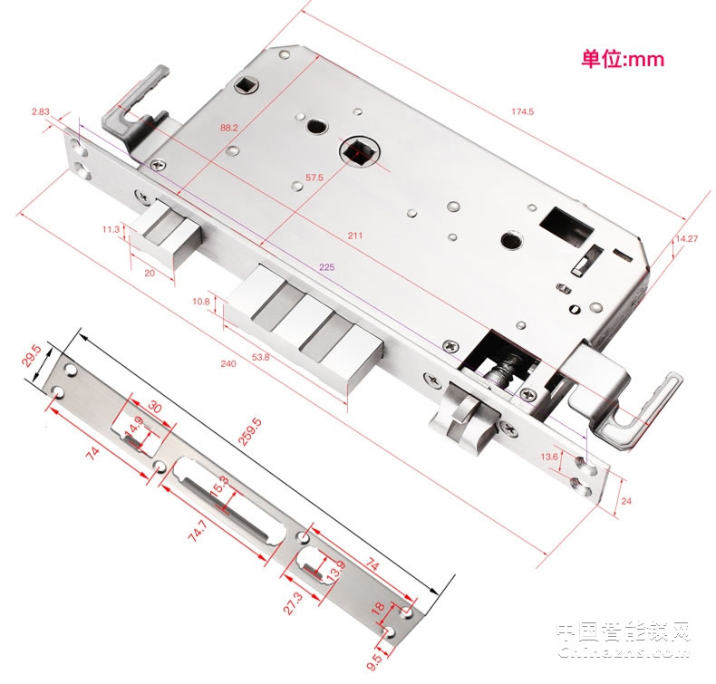 匯泰龍指紋鎖DS-69898 云智能手機(jī)APP控制密碼鎖