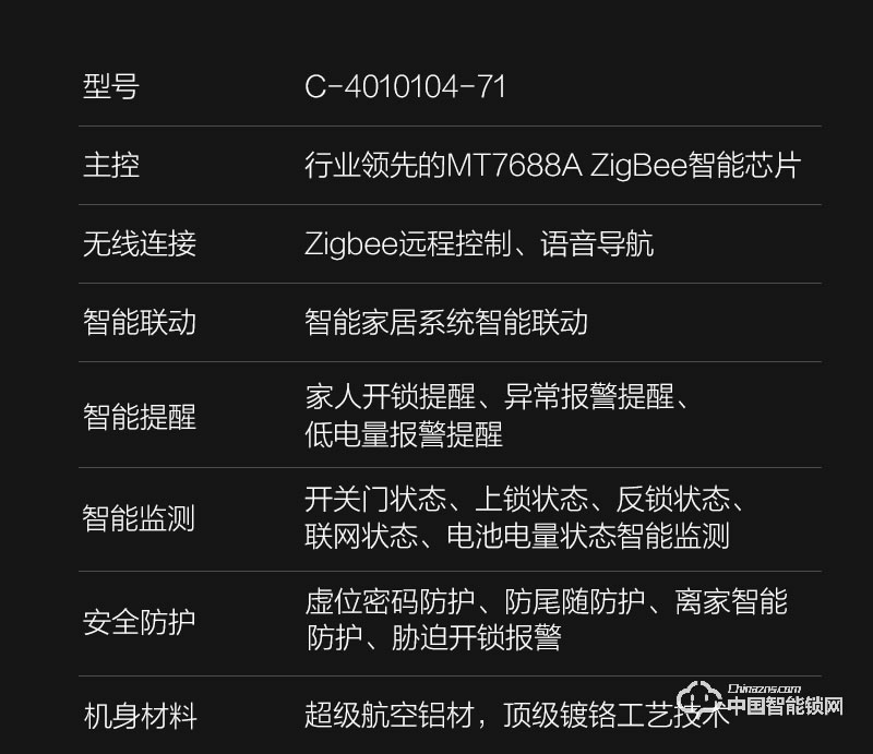 阿波羅智能鎖 智能家用指紋門鎖 防盜智能刷卡鎖