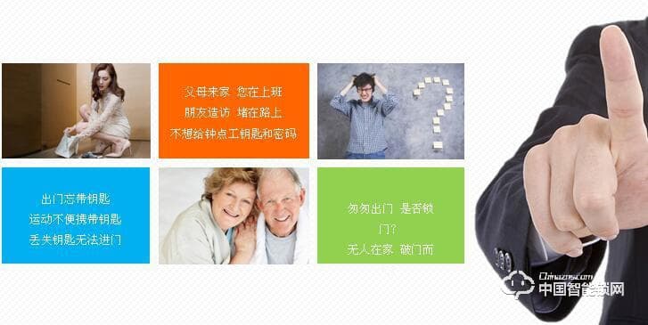 路可視智能鎖 滑蓋指紋密碼鎖 家用防盜智能門鎖