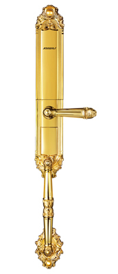 君豪指紋鎖 鋅合金智能門鎖 別墅指紋密碼鎖