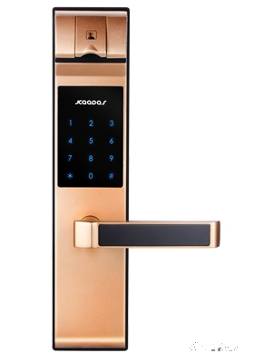 君豪智能鎖 小滑蓋指紋密碼鎖 家用防盜門智能鎖