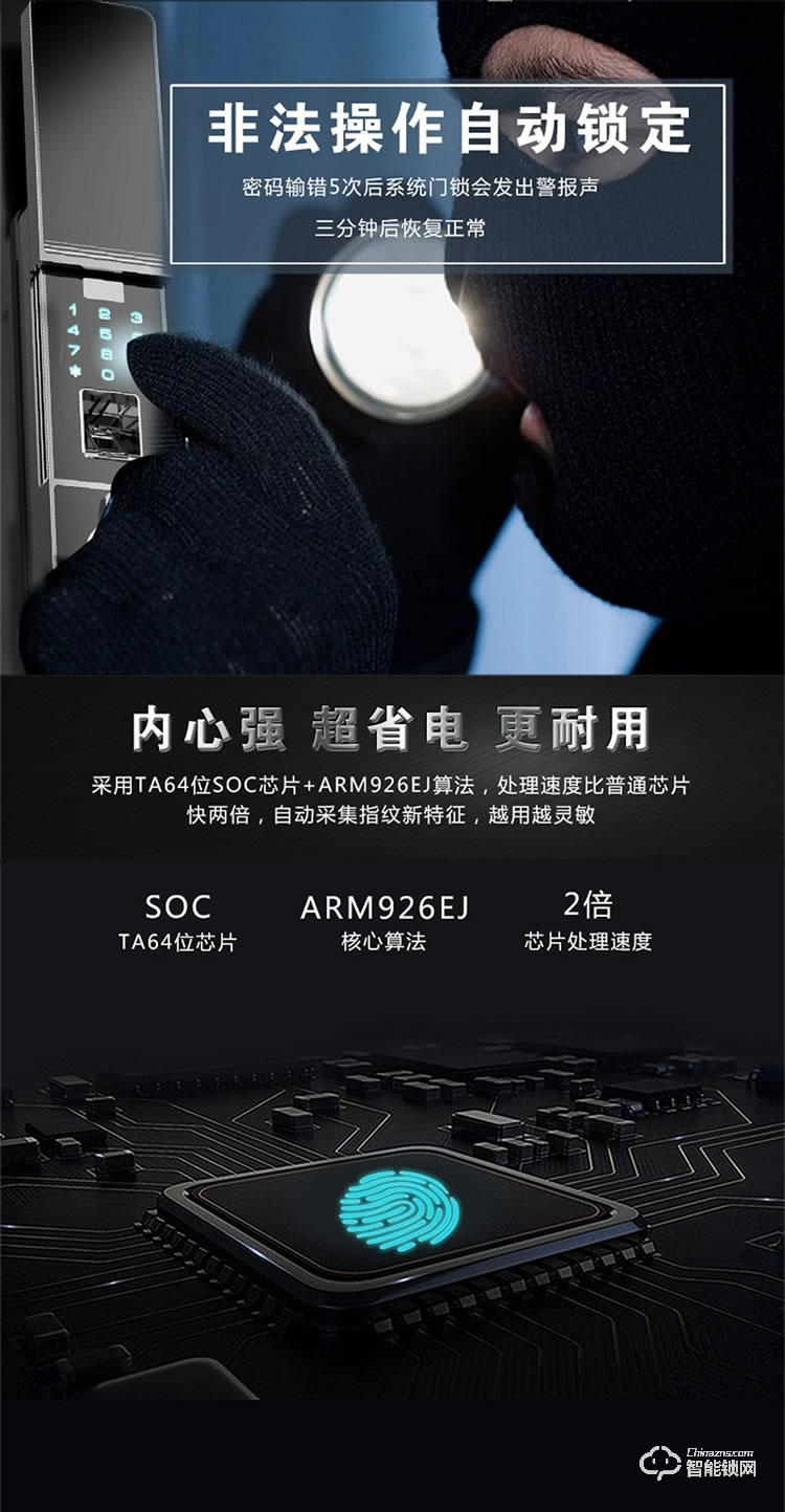 皇家金盾智能鎖 X1家用防盜門鎖密碼鎖