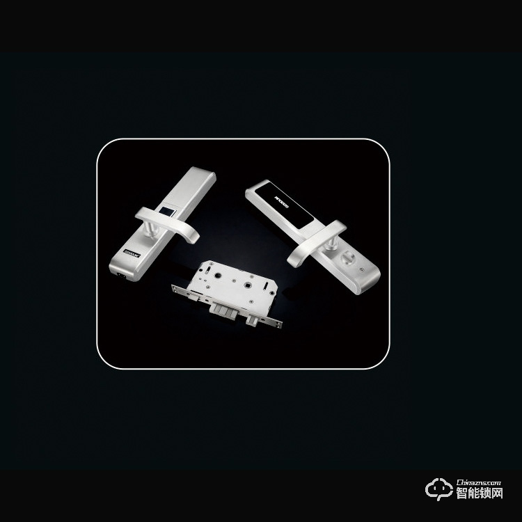 高盾智能鎖 F9800指紋密碼電子鎖 純不銹鋼防盜門天地桿鎖體