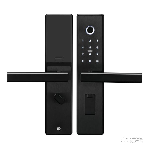 衛安指紋鎖 906酷雅黑 指紋密碼智能鎖