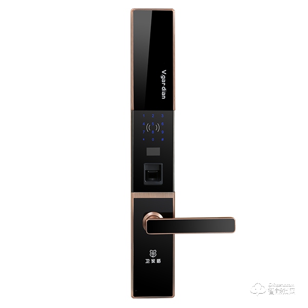 衛家盾智能鎖 RZM1603A-HG時尚滑蓋智能密碼鎖