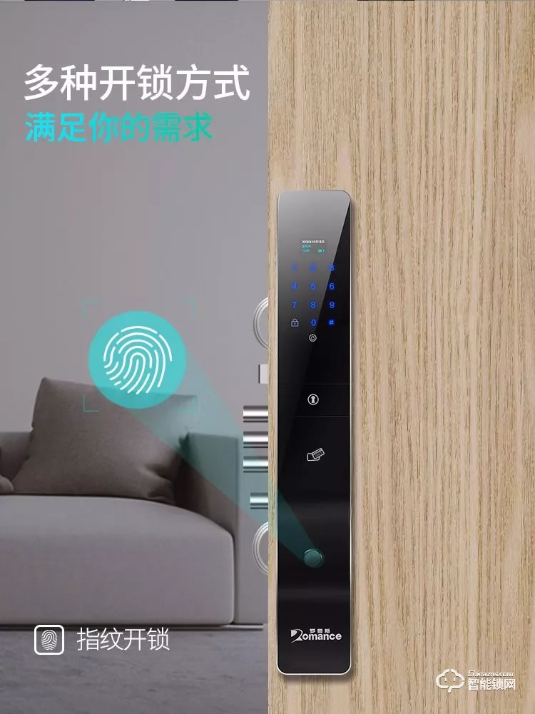 羅曼斯智能鎖 DD5全自動智能鎖防盜門指紋鎖