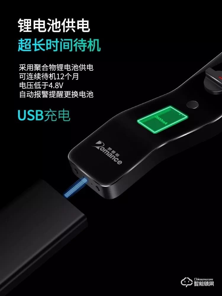 羅曼斯智能鎖 DD5全自動智能鎖防盜門指紋鎖