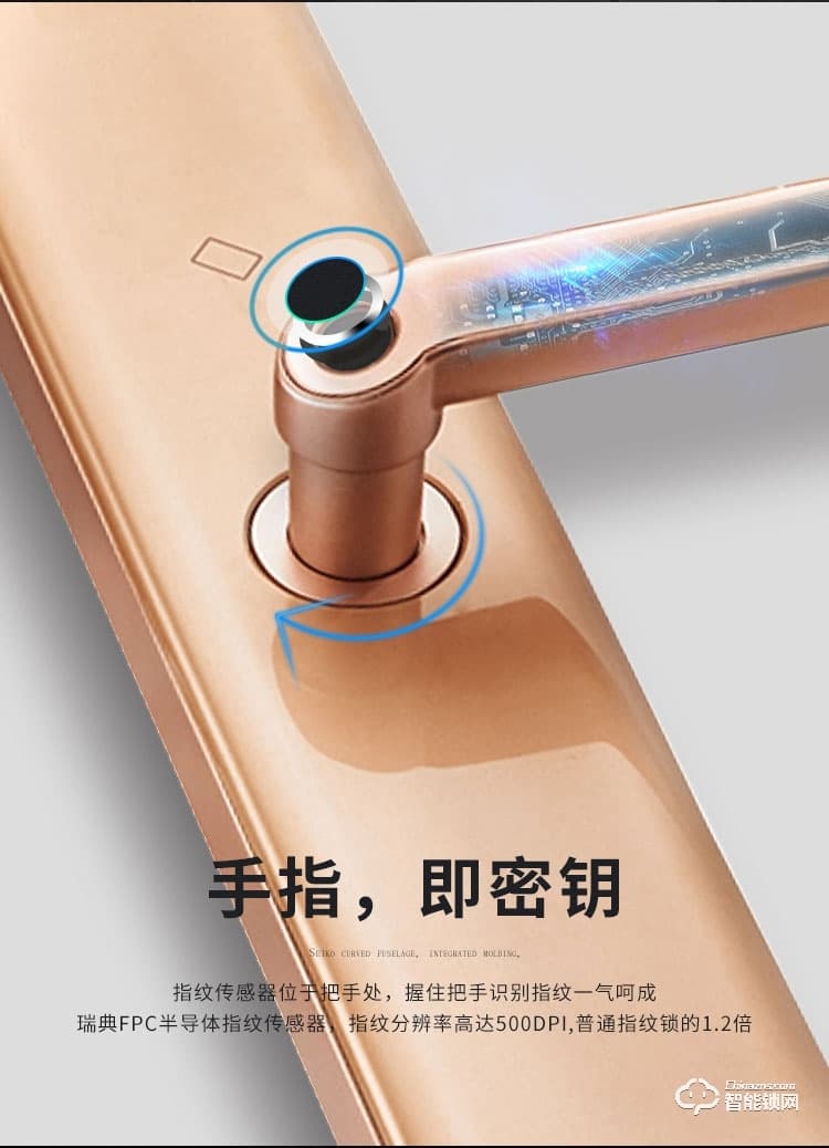 賽科威智能鎖 JS-W1直板半自動智能鎖