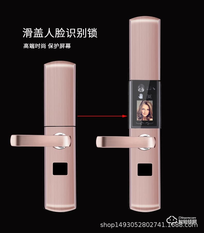 美鼎智智能鎖 F2101人臉識(shí)別掌紋識(shí)別智能鎖