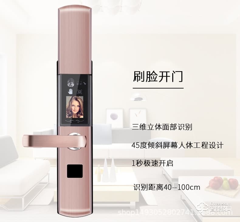 美鼎智智能鎖 F2101人臉識(shí)別掌紋識(shí)別智能鎖