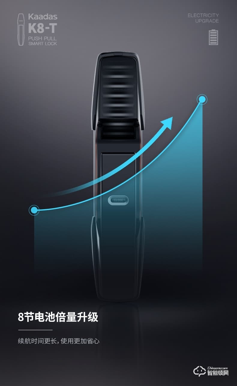 凱迪仕智能鎖 K8-T家用防盜門磁卡鎖電子鎖