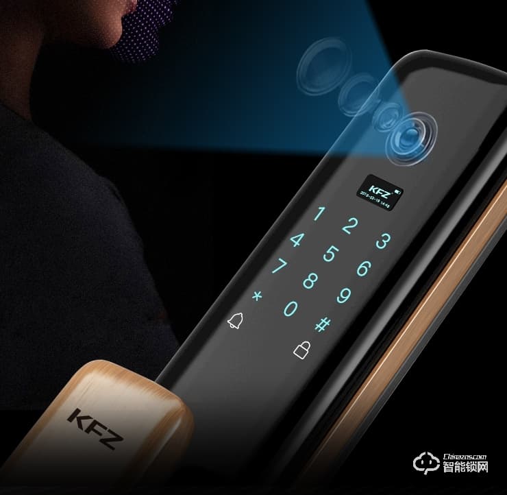 KFZ智能鎖 K6007B AI智能安全門鎖