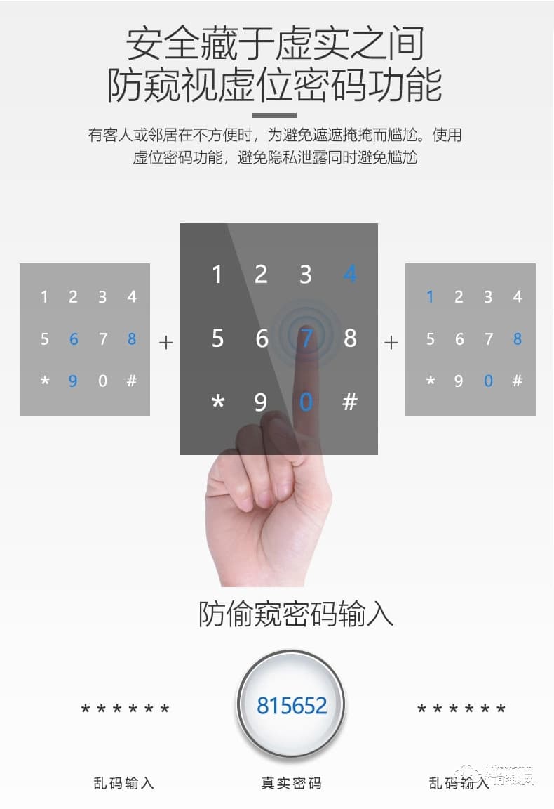 盾豹智能鎖 D-WZ1豪華別墅門指紋鎖