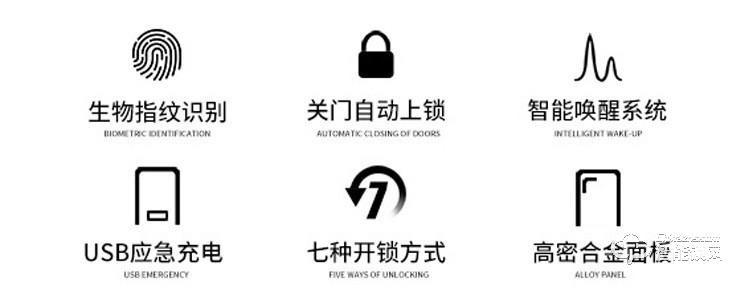 米博士智能鎖 M6家用防盜門密碼鎖門鎖