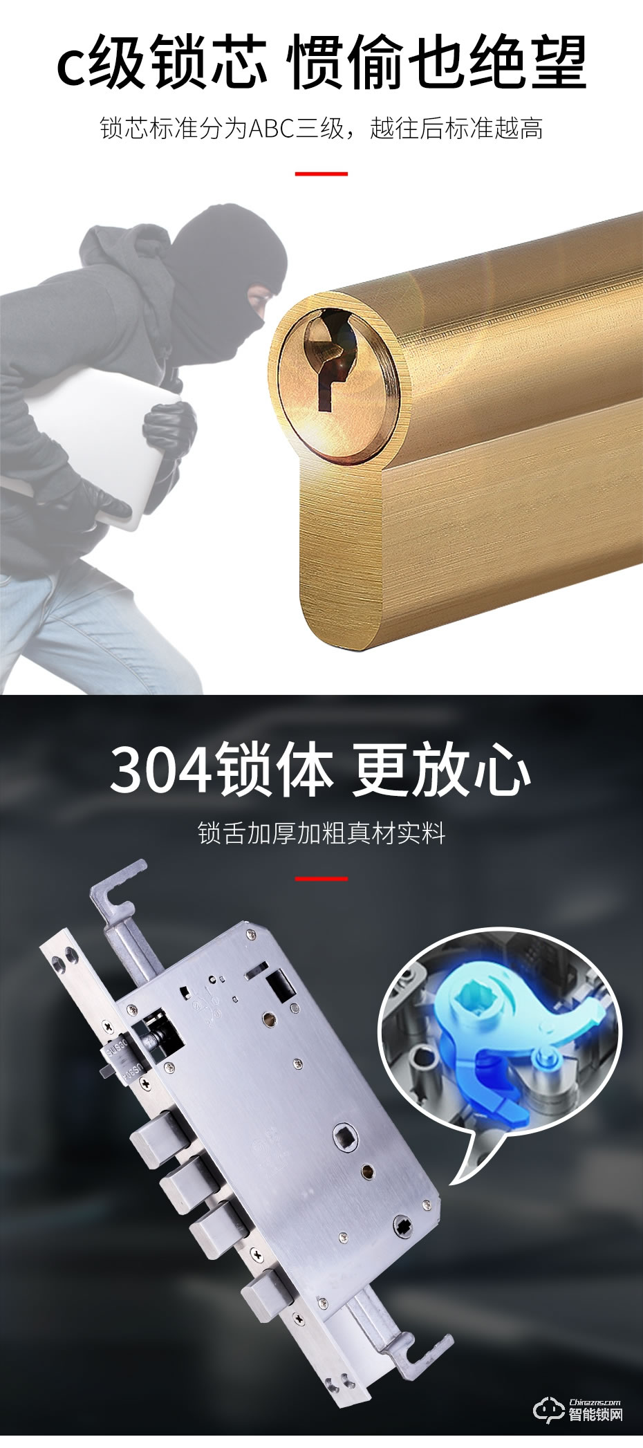 觸享智能鎖 CXL21系列中國風直板智能門鎖