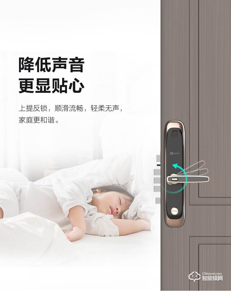 螢石智能鎖 DL21S家用互聯網防盜門電子鎖