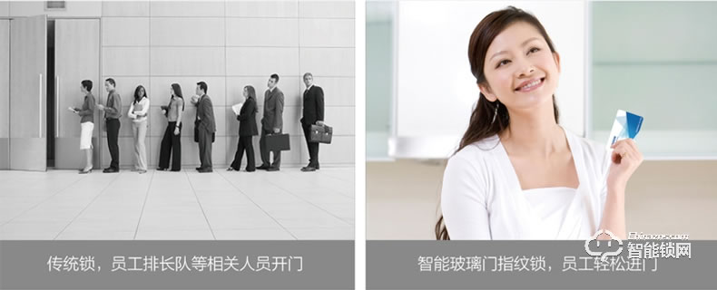 中科易安聯網智能鎖 QY-201免開孔免布線玻璃門鎖