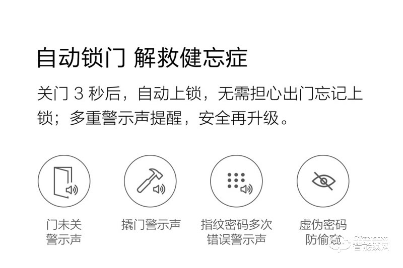 創米智能門 H1安全進戶門智慧門