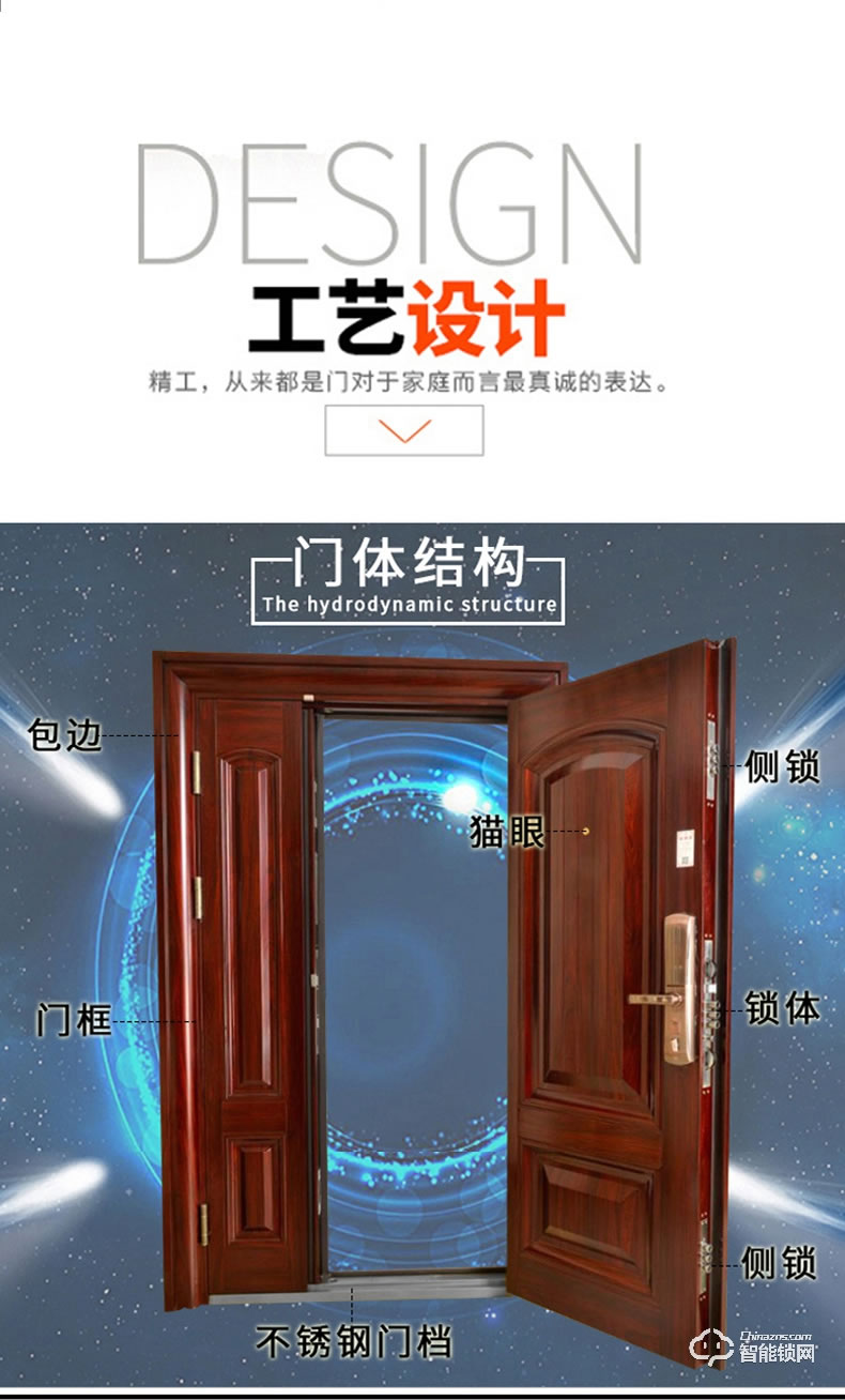 三得利智能門 安全門智能進戶門入戶