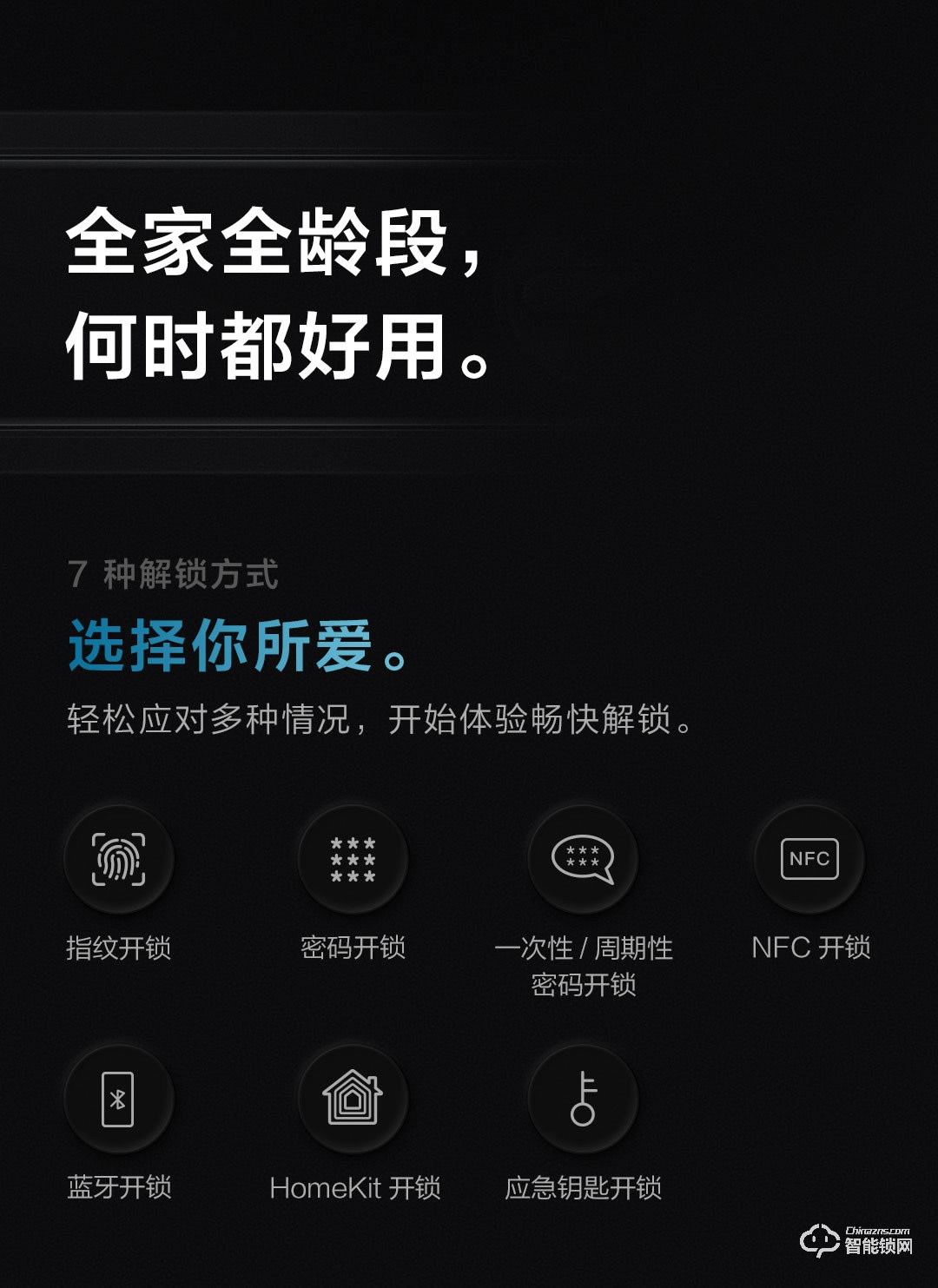 綠米智能鎖 D100全自動智能推拉鎖