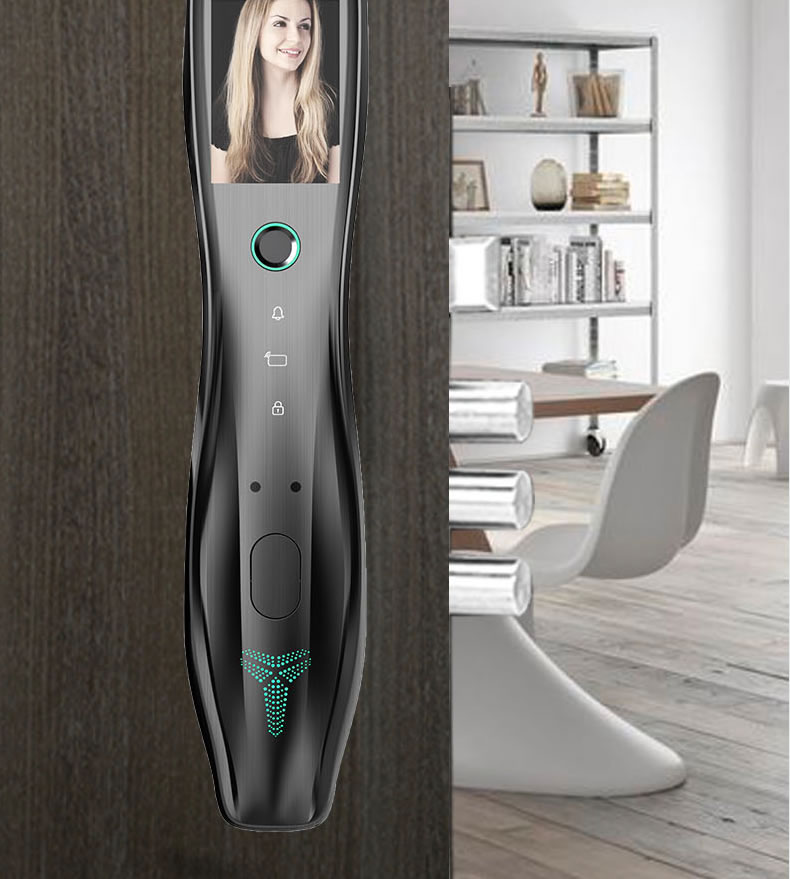 麥爾思智能鎖 R8人臉識(shí)別全自動(dòng)智能指紋鎖