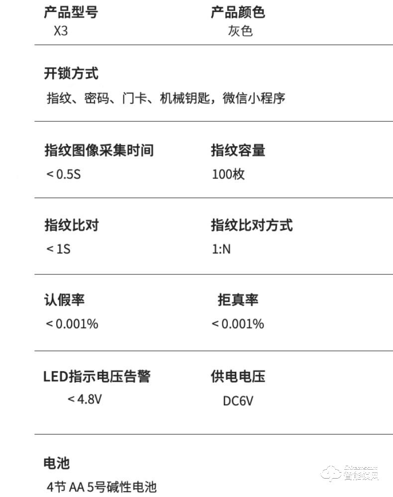 麥爾思智能鎖 X3防盜門滑蓋式智能密碼鎖