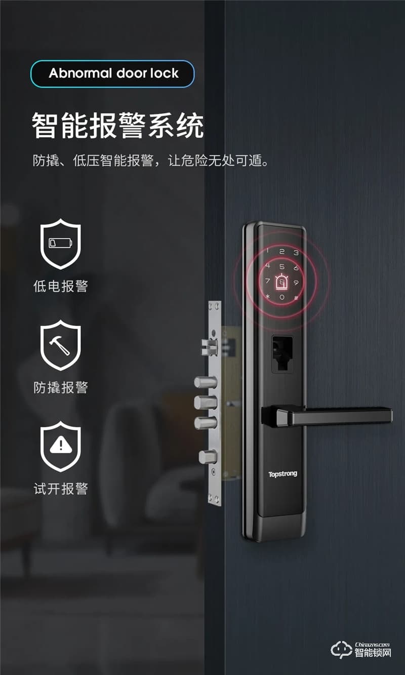 頂固智能鎖 Z1家用防盜門指靜脈智能鎖