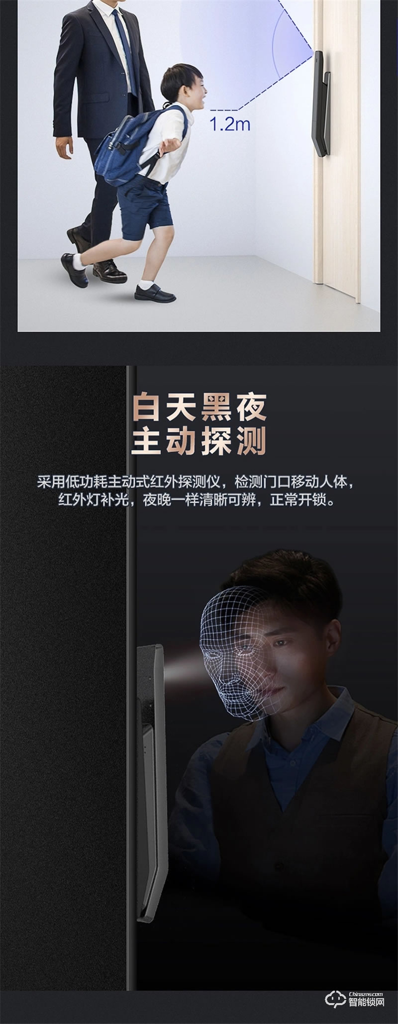 海爾智能鎖31S指紋鎖家用防盜門全自動3D人臉識別密碼鎖31S