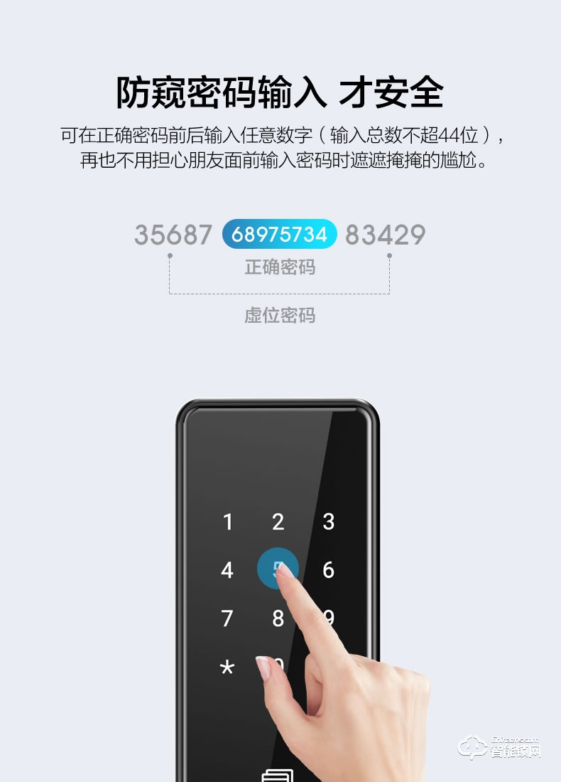 海爾20E智能鎖 2.5D高強度鋼化屏