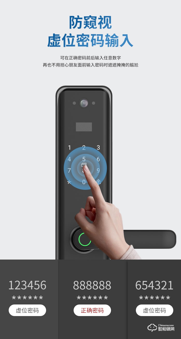 海爾28EV智能鎖 警報C級鎖芯