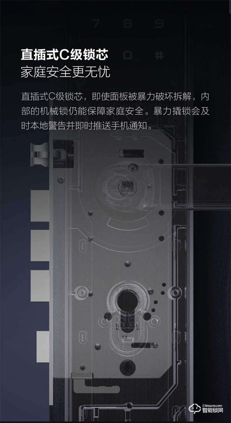 鹿客智能鎖x3 指紋鎖防盜門(mén)鎖