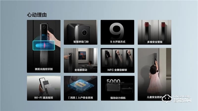 TCL指靜脈全自動智能鎖P10 家用防盜門鎖