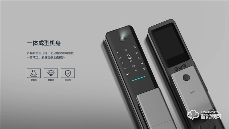 TCLAI大屏貓眼智能鎖K5C 密碼鎖電子鎖C級鎖芯遠(yuǎn)程開鎖