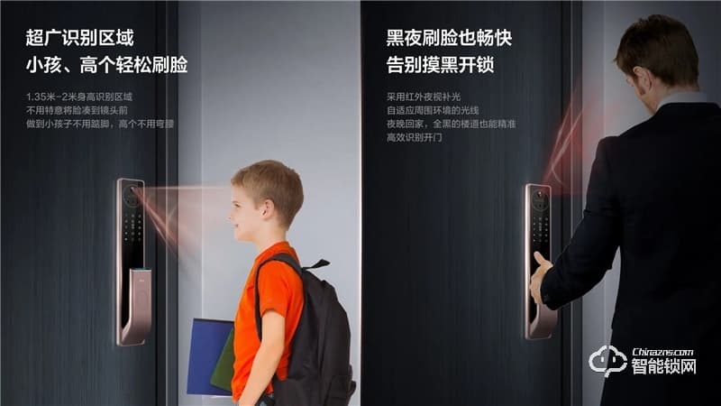 TCL3D人臉識別貓眼鎖X7S 防盜門鎖密碼鎖電子鎖