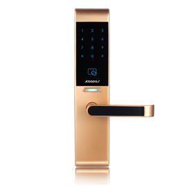 凱迪仕智能指紋鎖專利三防鎖體、虛位密碼