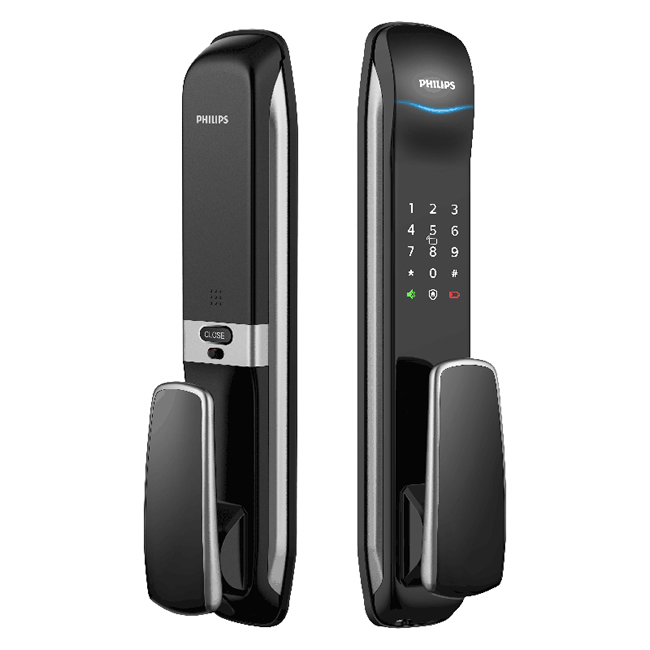飛利浦智能鎖 9100推拉式家用防盜門指紋密碼鎖