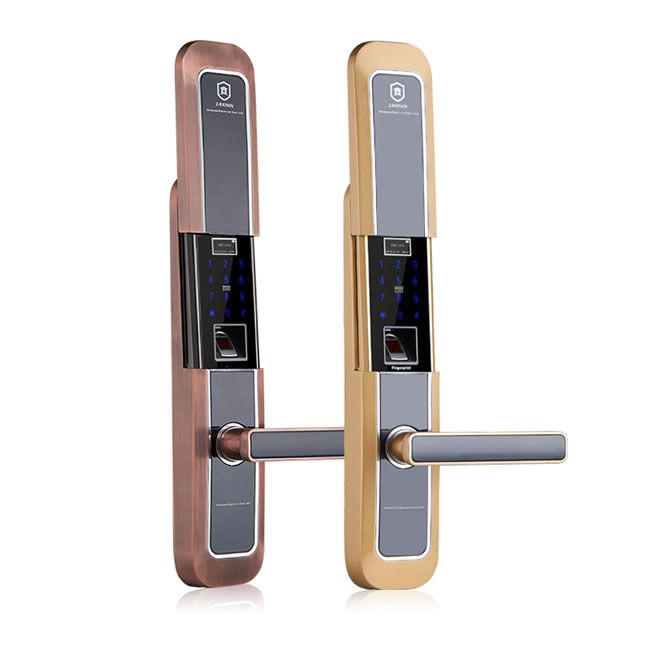 堅朗智能鎖 防盜門鎖指紋鎖木門電子門鎖