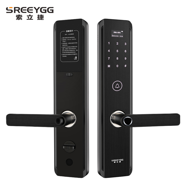 索立捷智能鎖 S-668防盜門電子遠程控制指紋鎖