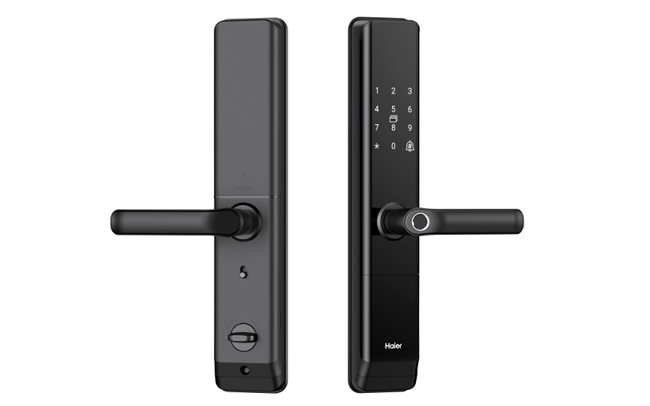 海爾智智能28E指紋鎖家用防盜門密碼鎖28E