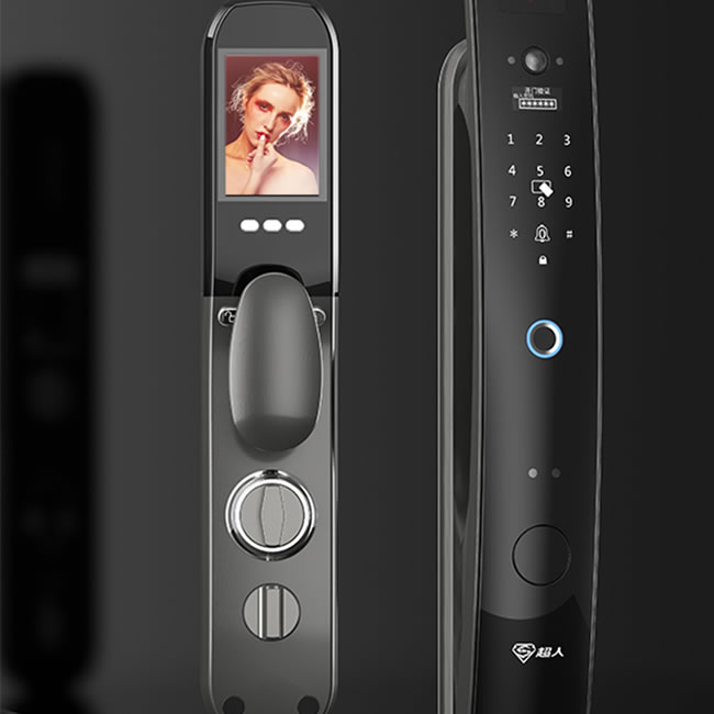 超人3D人臉智能鎖Q9-3RM 全自動鎖體