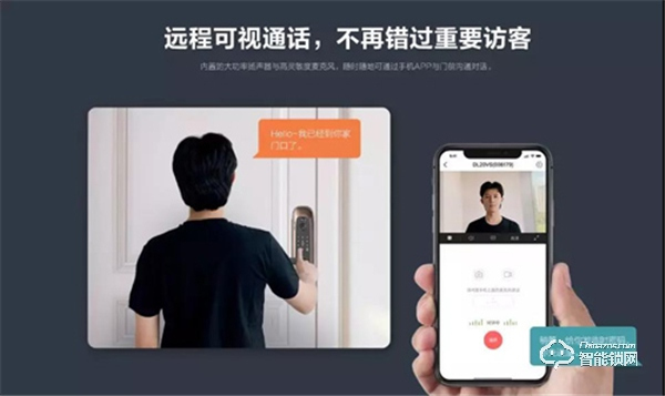 螢石視頻智能鎖DL20VS全新上市：內置200萬高清大廣角攝像頭，實現5米高清夜視