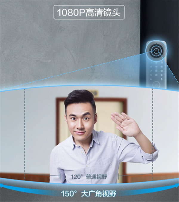 TCL智能門鎖AI攝像頭智能鎖K7C-12已開啟預售