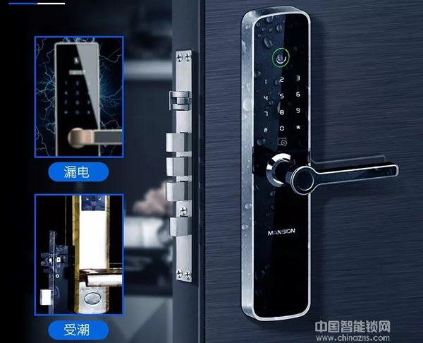 曼申ilock5智能門鎖，通體不銹鋼家居守護者！